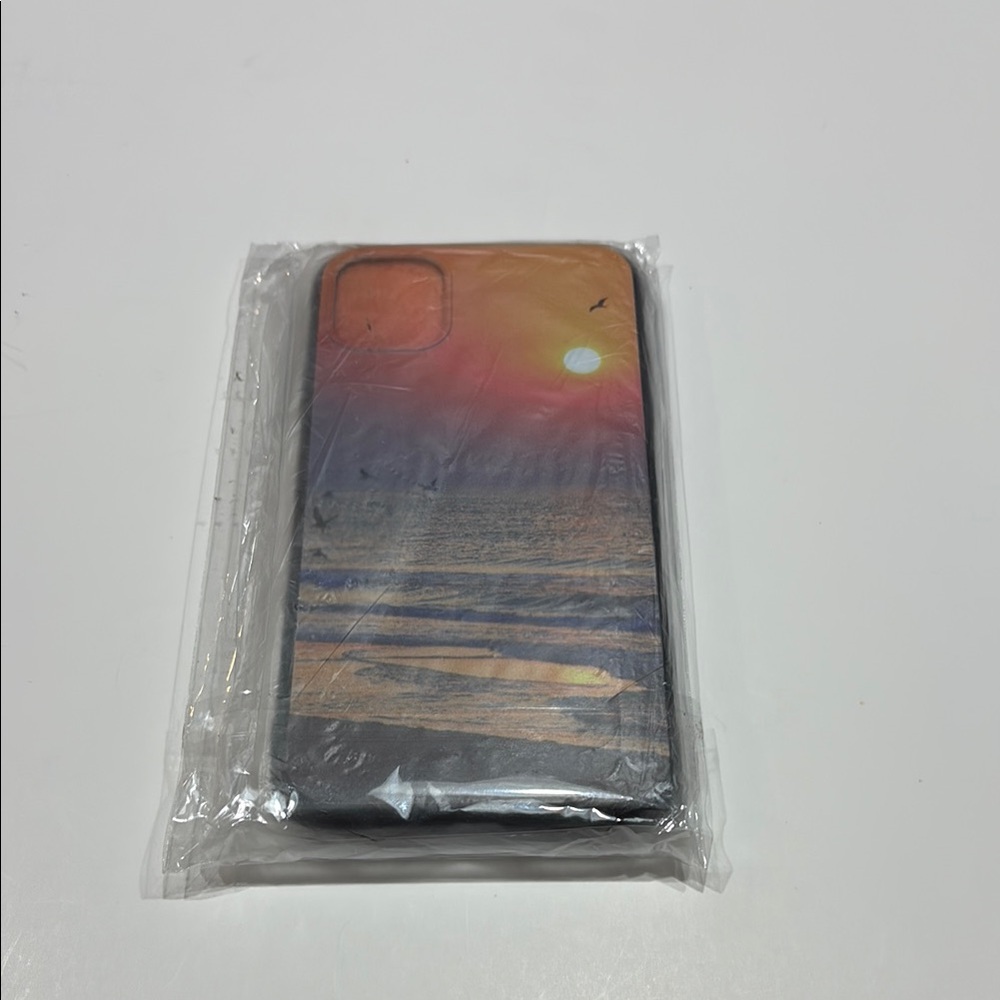 Sunset Ocean fits iPhone 11 Case - Black Frame